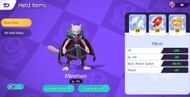 Current item loadout menu (Image via The Pokemon Company)